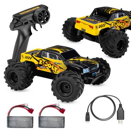 Overmax - RC automobil s daljinskim upravljanjem X-JOLT 1000 mAh crno/žuta