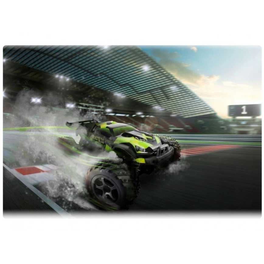 Overmax - RC automobil s daljinskim upravljanjem X-MONSTER 3.0 1700 mAh crno/zelena