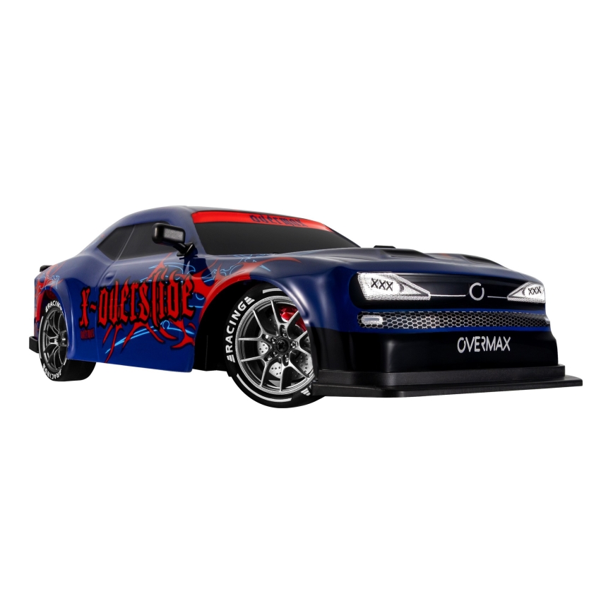 Overmax - RC drift auto s daljinskim upravljanjem 2u1 X-OVERSLIDE 1000 mAh crna/zelena/plava/crvena