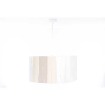 Ovjesna svjetiljka STRIPES 1xE27/60W/230V Ø 40 cm, krem boja