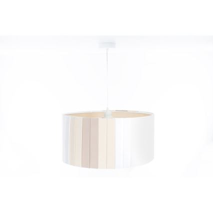 Ovjesna svjetiljka STRIPES 1xE27/60W/230V Ø 40 cm, krem boja