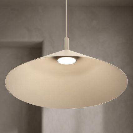 Ovjesni luster na sajli ANEGA 1xGX53/15W/230V Ø 50 cm bež