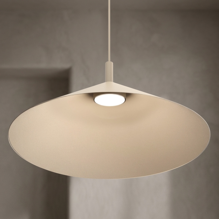 Ovjesni luster na sajli ANEGA 1xGX53/15W/230V Ø 50 cm bež
