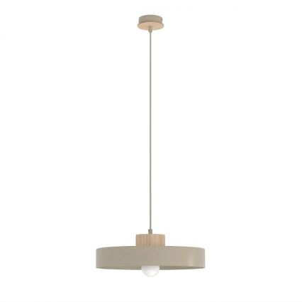 Ovjesni luster na sajli KIVI 1xE27/15W/230V bež