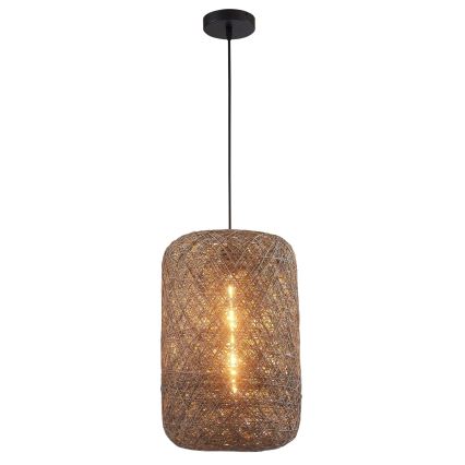 Ovjesni luster na užetu ELLEN 1xE27/20W/230V, Ø 30 cm, antracit