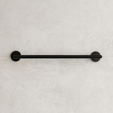 P.M.H. IN1B-L - Električni grijač za ručnike INGA 17W/230V 85,9 cm IP44 lijevi/crni