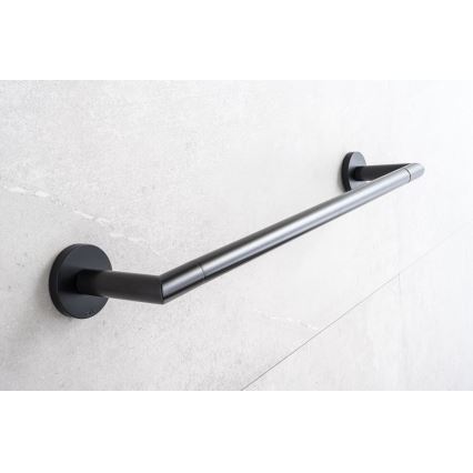 P.M.H. IN1B-L - Električni grijač za ručnike INGA 17W/230V 85,9 cm IP44 lijevi/crni