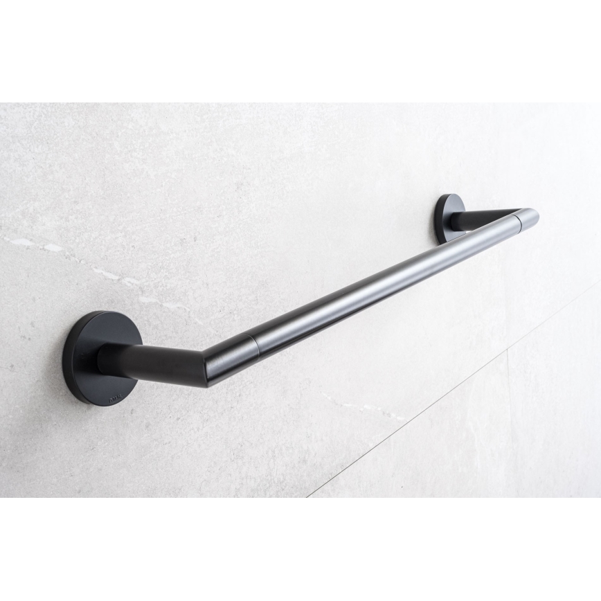 P.M.H. IN1B-L - Električni grijač za ručnike INGA 17W/230V 85,9 cm IP44 lijevi/crni