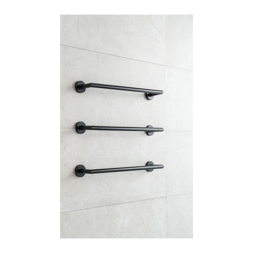 P.M.H. IN1B-R - Električni sušač za ručnike INGA 17W/230V 85,9 cm IP44 desna/crna