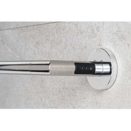 P.M.H. IN1SS-L - Električni sušač za ručnike INGA 17W/230V 85,9 cm IP44 lijevi/polirani nehrđajući čelik