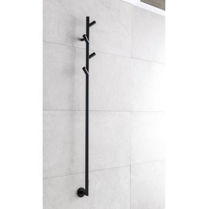 P.M.H. LS1B - Električni sušač za ručnike LISA 24W/230V 170 cm IP44 crna