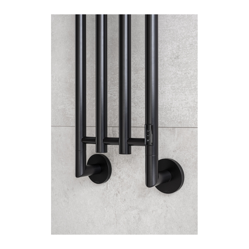 P.M.H. MO1B-R - Električni sušač ručnika MONA 93W/230V 153,3 cm IP44 crna