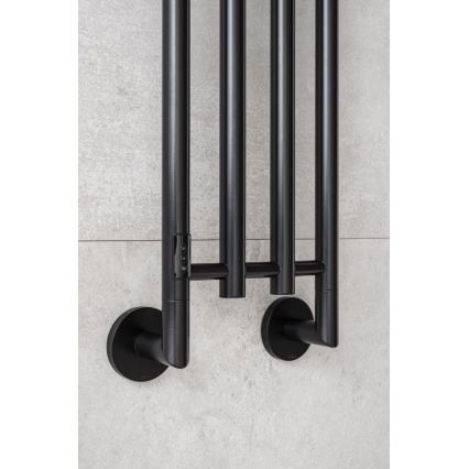 P.M.H. MO1B-RK - Električno sušilo za ručnike MONA 93W/230V 153,3 cm IP44 crna