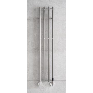 P.M.H. MO1SS-L - Električni sušač za ručnike MONA 93 W/230 V 153,3 cm IP44 polirani nehrđajući čelik