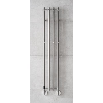 P.M.H. MO1SS-LK - Električni sušač za ručnike MONA 93W/230V 153,3 cm IP44 polirani nehrđajući čelik
