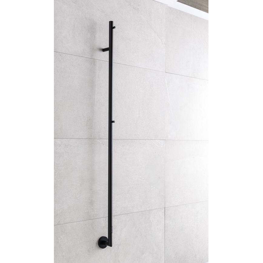 P.M.H. OL1B - Električni sušač za ručnike OLE 24W/230V 170 cm IP44 crni