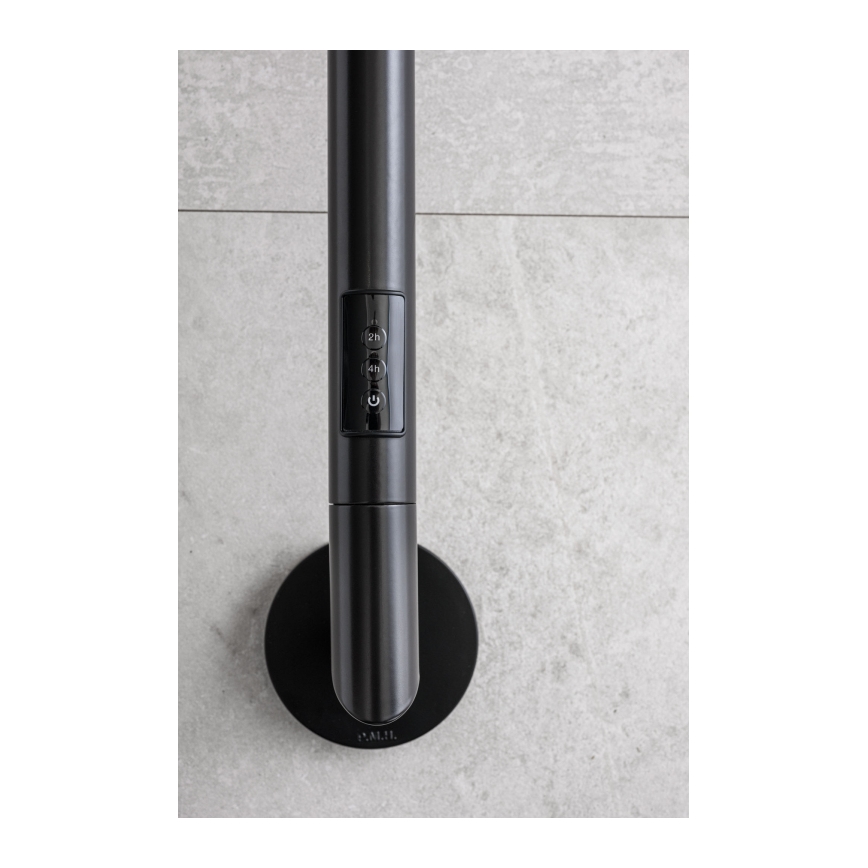 P.M.H. OL1B - Električni sušač za ručnike OLE 24W/230V 170 cm IP44 crni