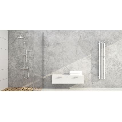 P.M.H. P2W/4 - Kupaonski ljestvasti radijator PLUTO 406 W 150 cm bijela