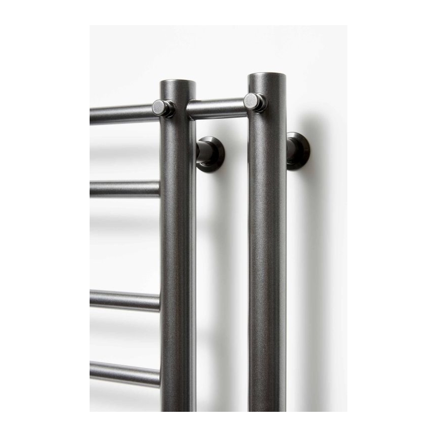P.M.H. T2B-L - Kupaonski ljestvičasti radijator THEIA 352W 154 cm lijevi/crni