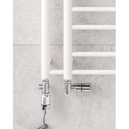 P.M.H. T2W - Kupaonski ljestvičasti radijator THEIA 352W 154 cm desni/bijeli