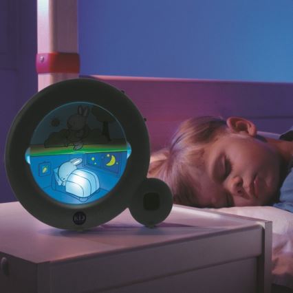 PABOBO - Budilica za djecu KID´SLEEP 3xAA bijela
