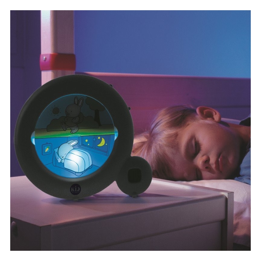 PABOBO - Budilica za djecu KID´SLEEP 3xAA bijela