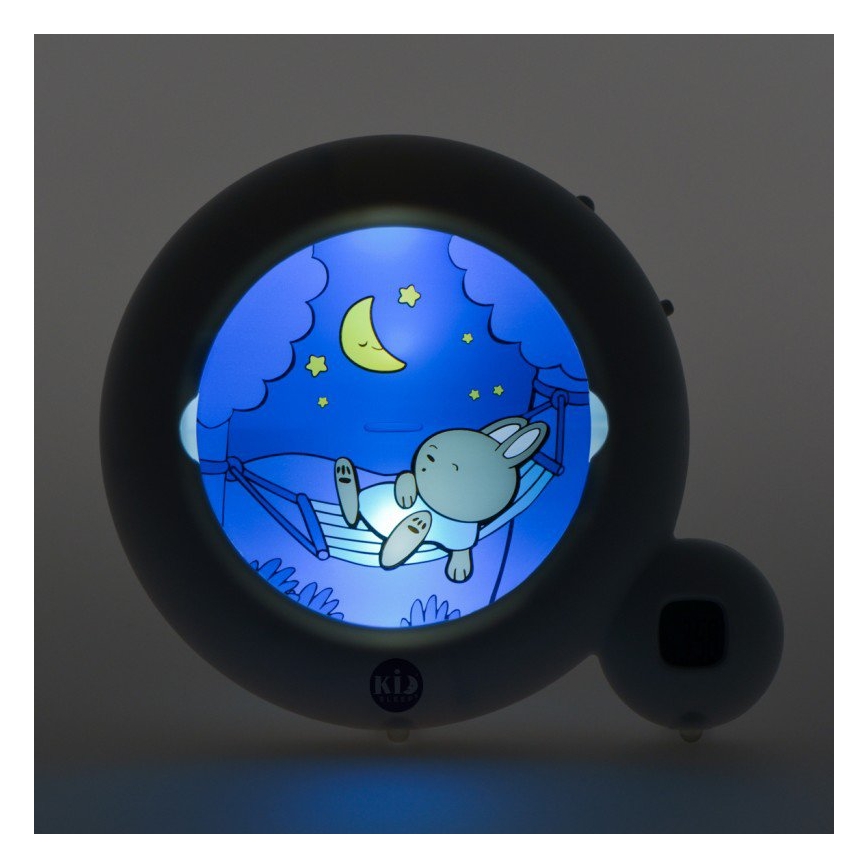 PABOBO - Budilica za djecu KID´SLEEP 3xAA bijela