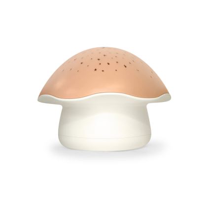 PABOBO - Projektor s melodijom STAR MUSHROOM 3xAA boja lososa