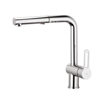 Paffoni - Kuhinjska miješalica RINGO s izvlačivim tušem, 29,2 cm