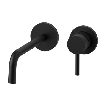 Paffoni - Miješalica za umivaonik za podžbuknu instalaciju LIGHT crna