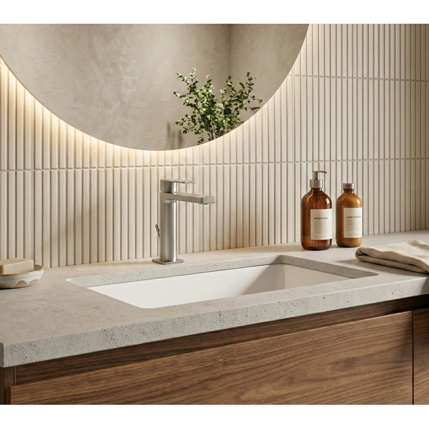 Paffoni - Slavina za umivaonik + ispust TANGO inox