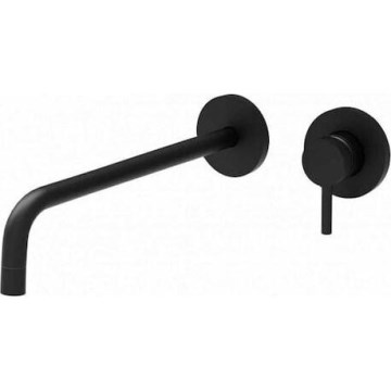 Paffoni - Slavina za umivaonik za podžbuknu ugradnju LIGHT crna