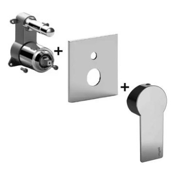 Paffoni - Tuš baterija za podžbuknu ugradnju TANGO sjajni krom