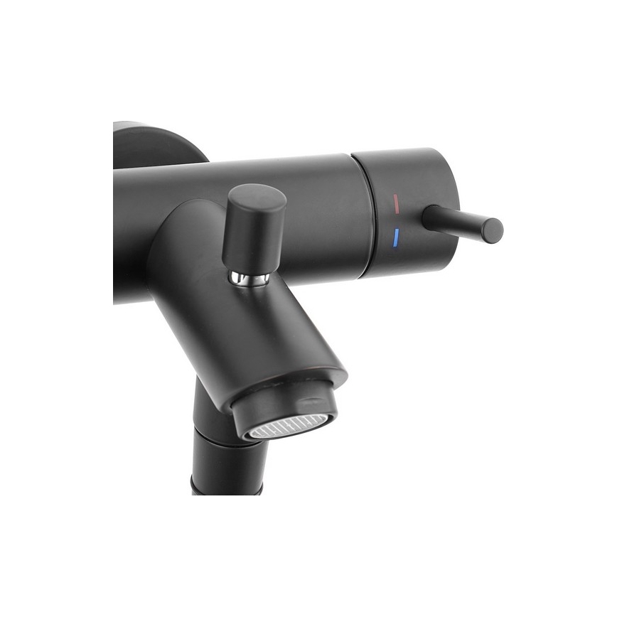 Paffoni - Ugradni tuš ROUND crni