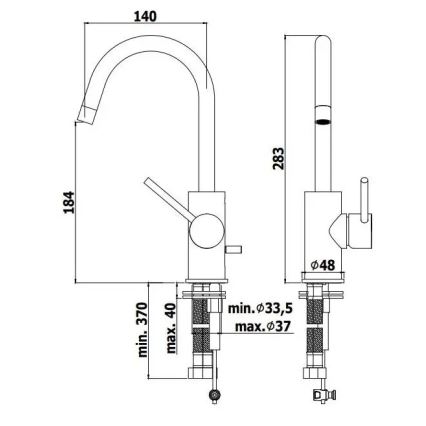 Paffoni - Umivaonska baterija LIGHT, sjajni krom