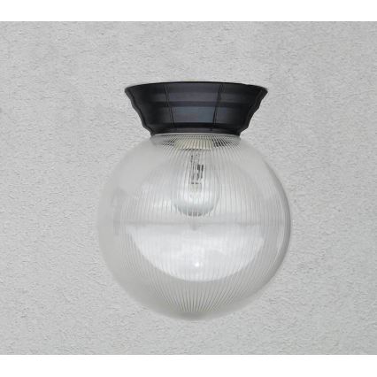 Vanjska stropna svjetiljka NADIR 1xE27/15W/230V IP44 prozirna
