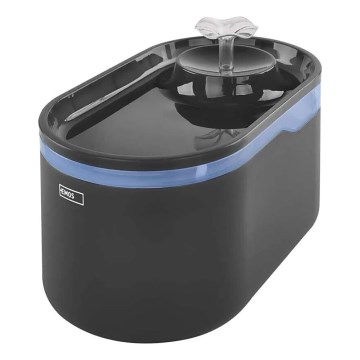 Pametna fontana za kućne ljubimce 2,6 l/5V siva Wi-Fi