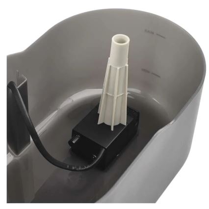 Pametna fontana za kućne ljubimce 2,6 l/5V siva Wi-Fi