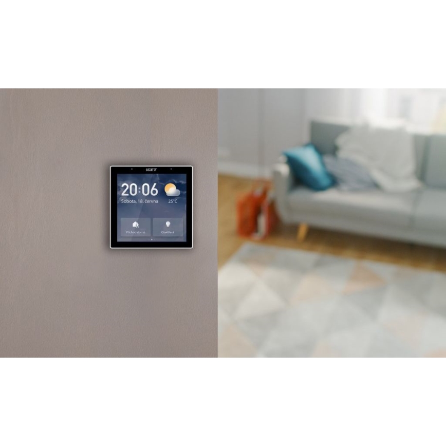 Pametna vrata s dodirnim zaslonom GW6 Wi-Fi Zigbee Bluetooth