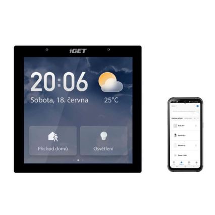 Pametna vrata s dodirnim zaslonom GW6 Wi-Fi Zigbee Bluetooth