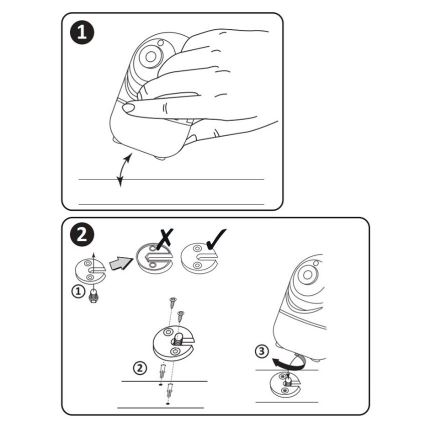 Pametna kamera COSMO LED/230V/Wi-Fi Tuya