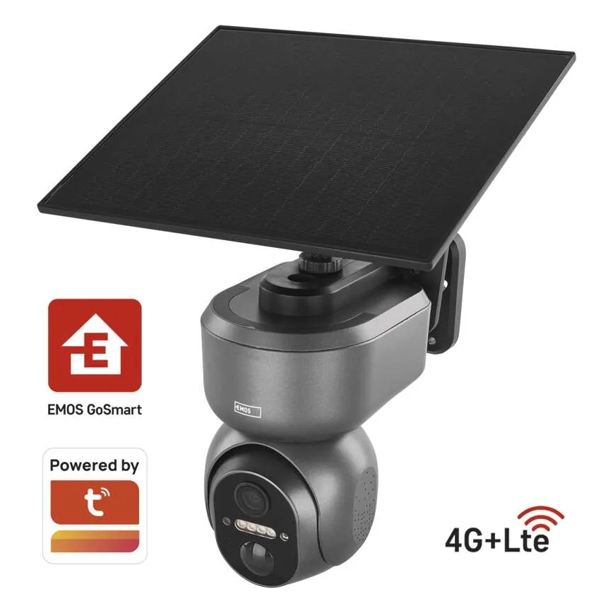 Pametna solarna kamera s GoSmart senzorom 4G/LTE 10400 mAh 5V IP65 Tuya