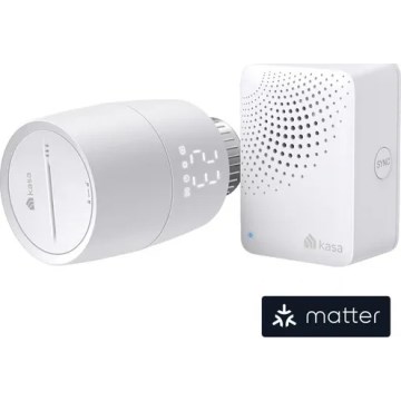 Pametna termostatska glava s LCD zaslonom 2xAA Tuya