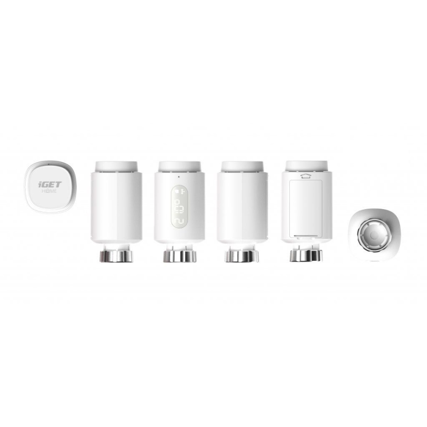 Pametna termostatska glava s LED zaslonom 2xAA/3V Zigbee