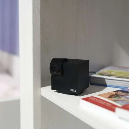 Pametna unutarnja rotirajuća kamera sa senzorom pokreta GoSmart 5V Wi-Fi Tuya crna
