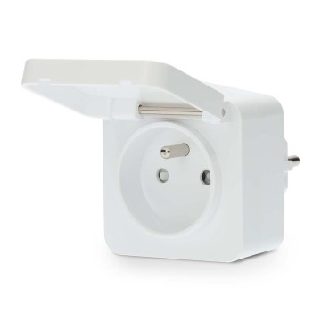 Pametna utičnica 3680W/230V/ Typ E/16A Wi-Fi Tuya IP44