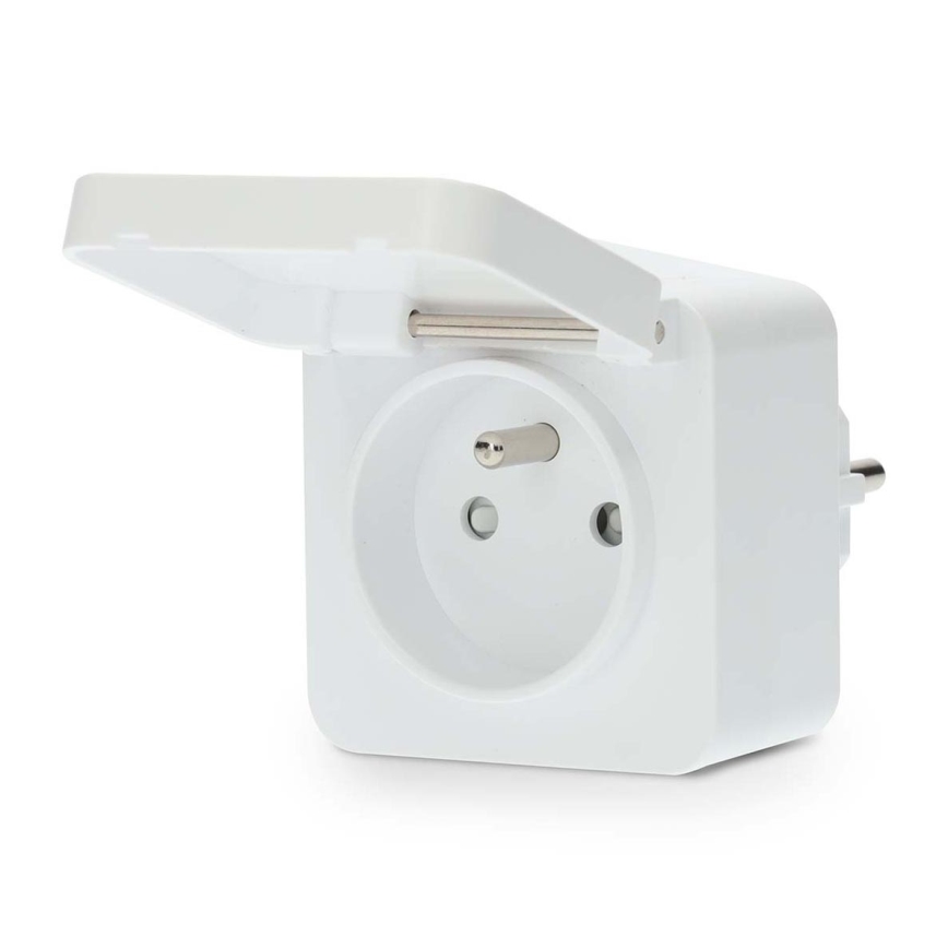 Pametna utičnica 3680W/230V/ Typ E/16A Wi-Fi Tuya IP44