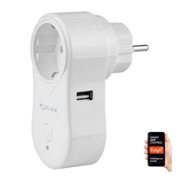Pametna utičnica SMART 3400W/230V Wi-Fi Tuya + USB SCHUKO