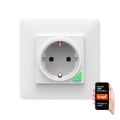 Pametna utičnica SMART 3680W/230V/16A Wi-Fi Tuya SCHUKO