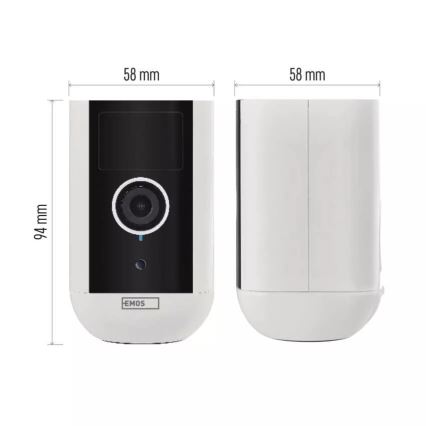 Pametna vanjska kamera sa senzorom pokreta GoSmart 5V 9600mAh IP65 Wi-Fi Tuya